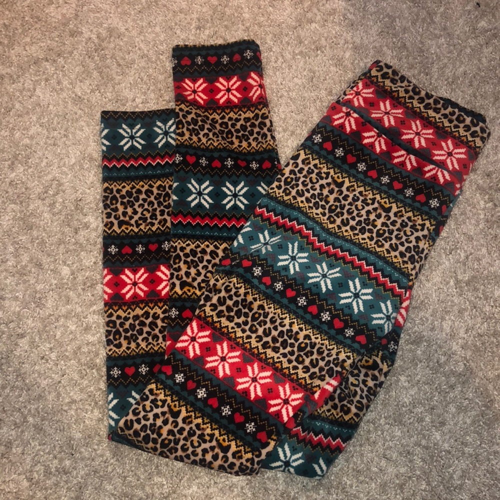 Holiday leggings medium